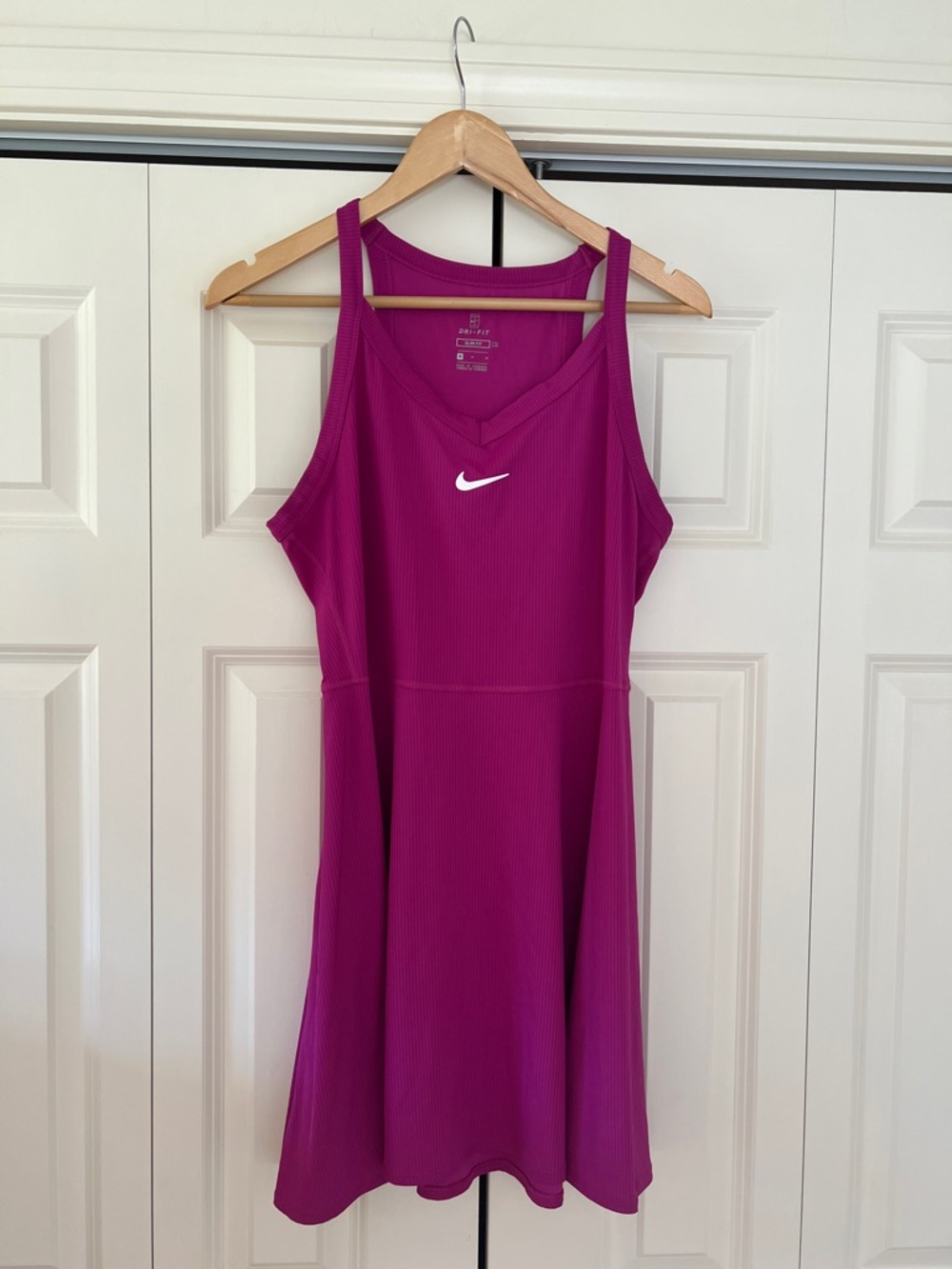 Nike Pink Purple Tennis Athletic Tank Mini Dress - Women's